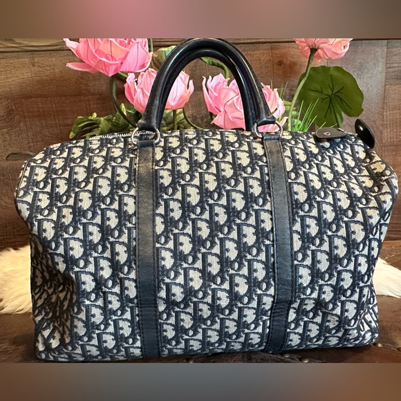 CHRISTIAN DIOR TROTTER BOSTON BAG/ TRAVEL BAG - Picture 14 of 16